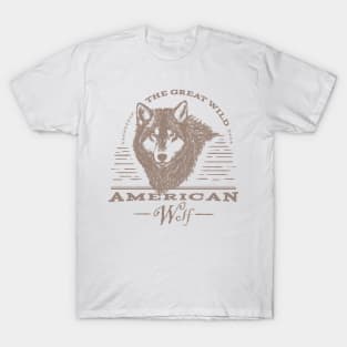 The Great Wild American Wolf T-Shirt